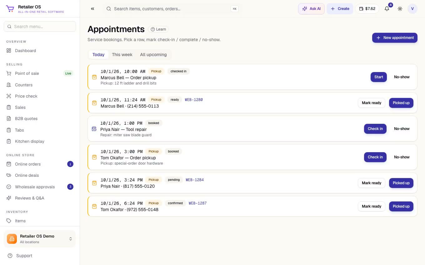 Appointments